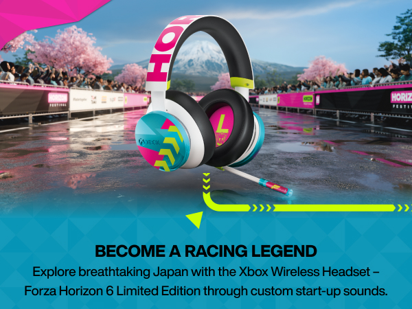 Xbox Wireless Headset – Forza Horizon 6 Limited Edition