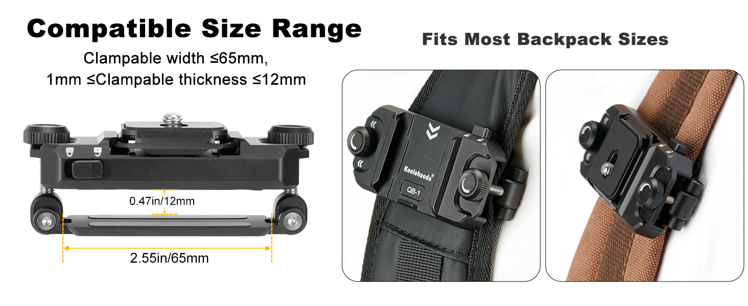 Camera Backpack Strap Clip