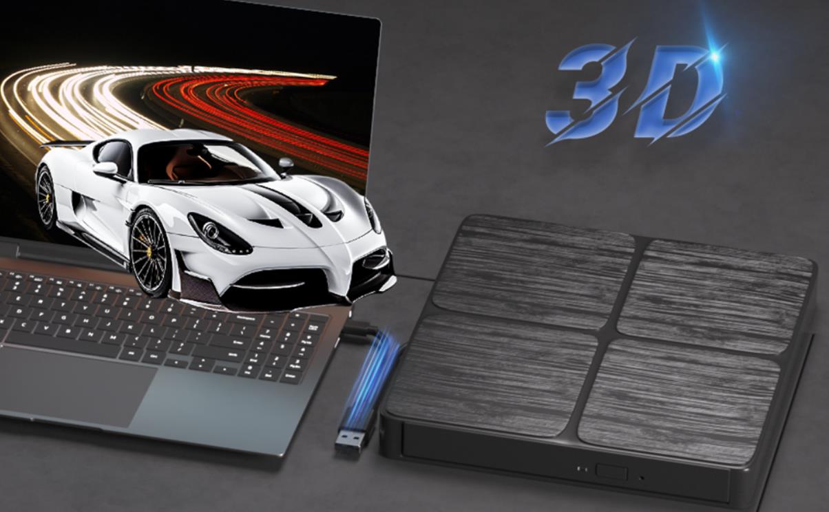 External Blu Ray Drive-Portable Blu Ray DVD Player, Read and Write BD/DVD/CD, USB 3.0 Type C Blu Ray