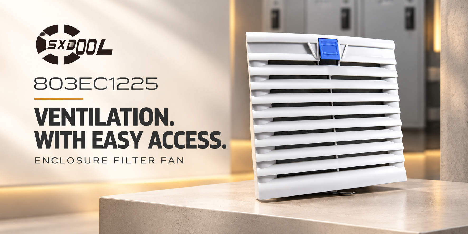 SXDOOL 803EC1225 enclosure filter fan