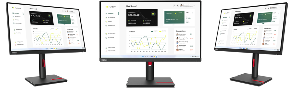 Lenovo ThinkVision 23" FHD IPS (1920x1080) Monitor