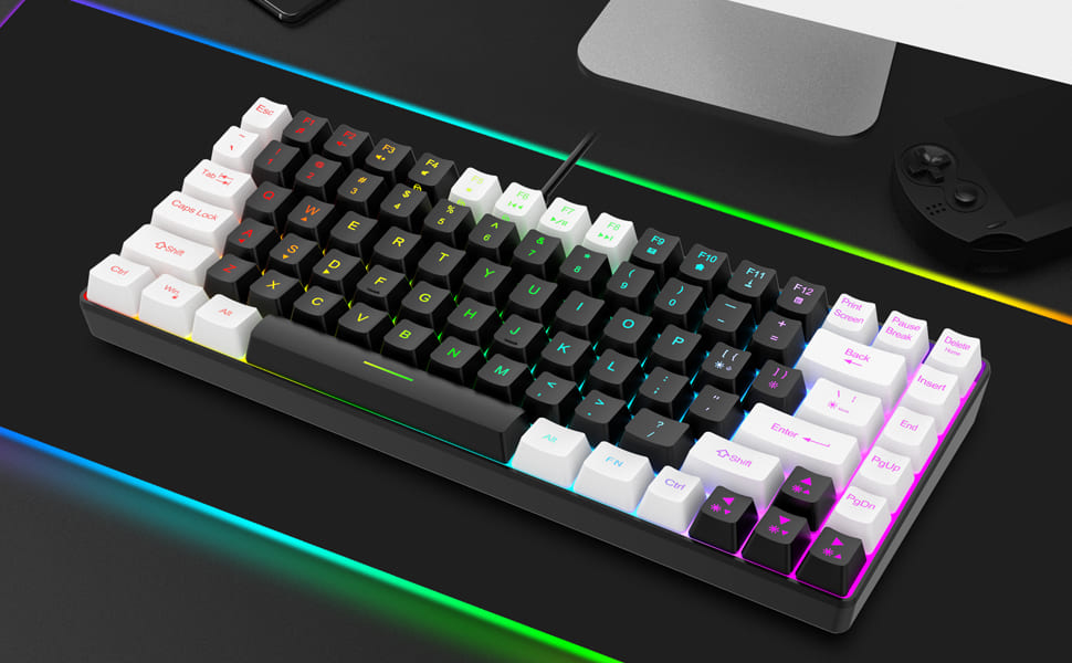 7KEYS Gaming Keyboard Mini Compact