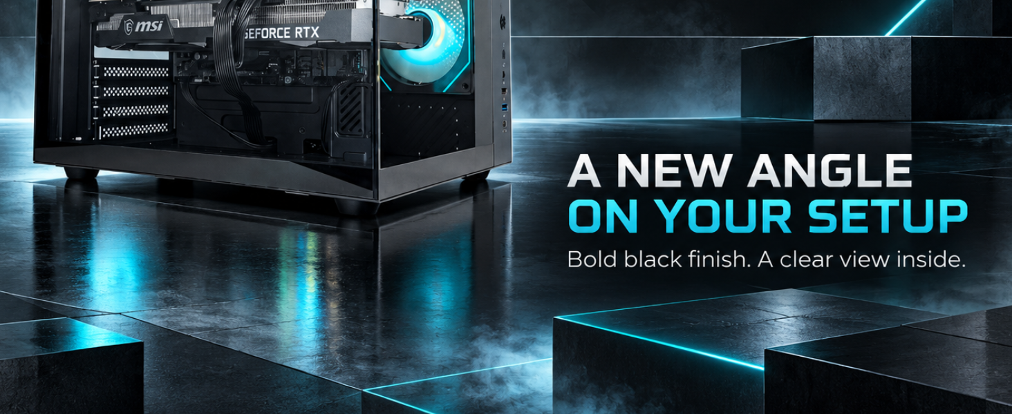 Cubic Black ZQBE case - a new angle on your setup