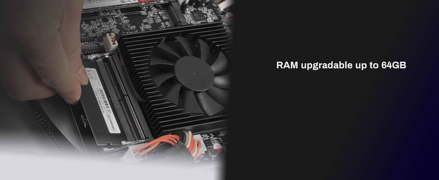 RAM up to 64GB