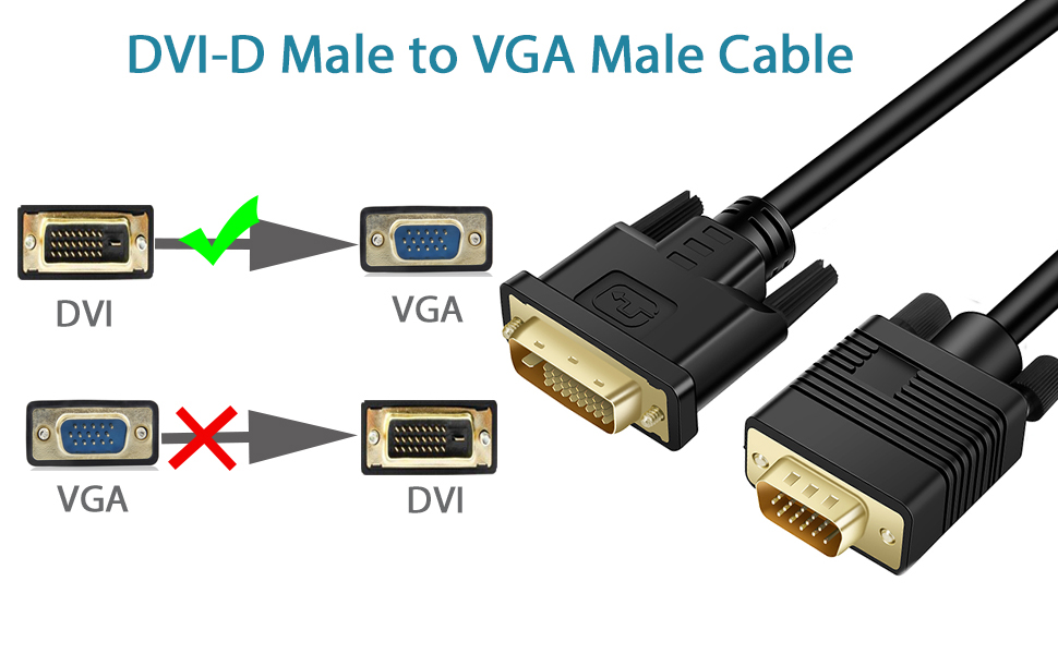 dvi to vga cable