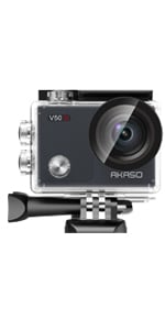 AKASO V50 Pro Native 4K30fps 20MP WiFi Action Camera with EIS Touch Screen