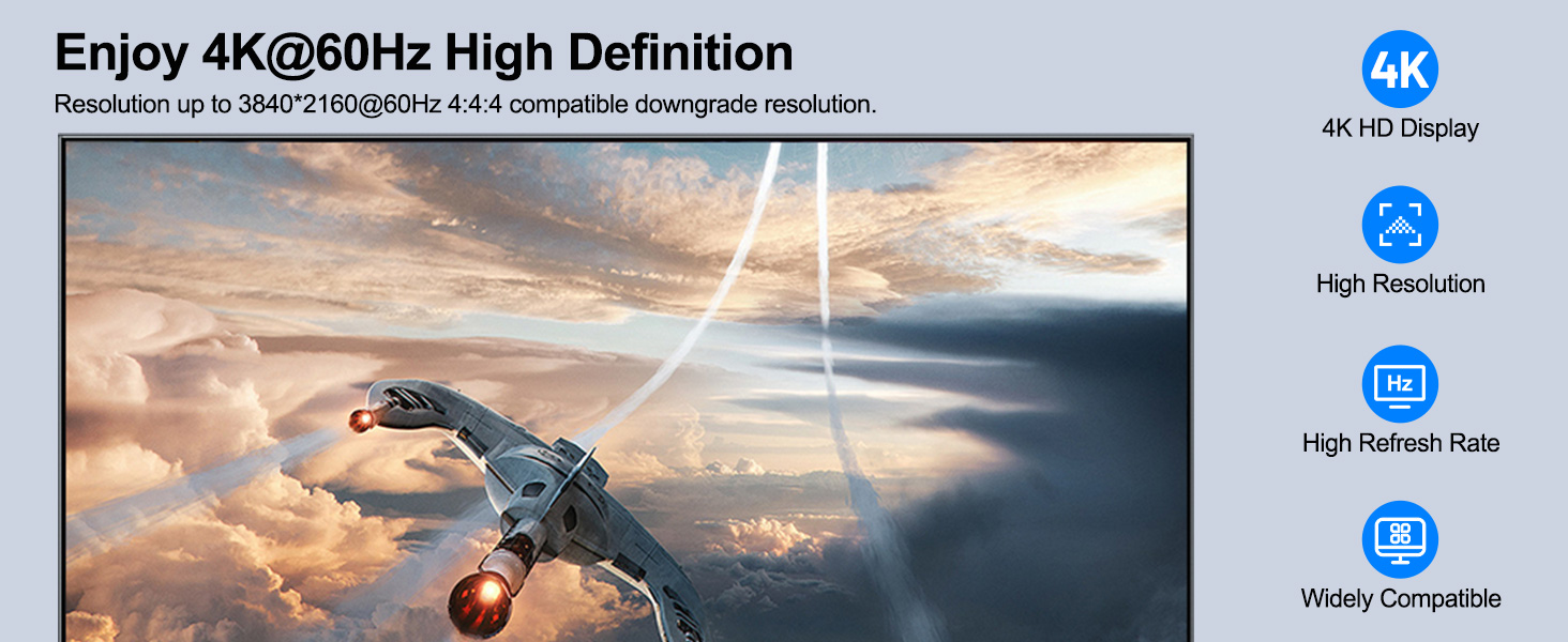 KVM switch USB C HDMI is widely compatible with multiple computer systems.such as Windows/Vista/XP/M