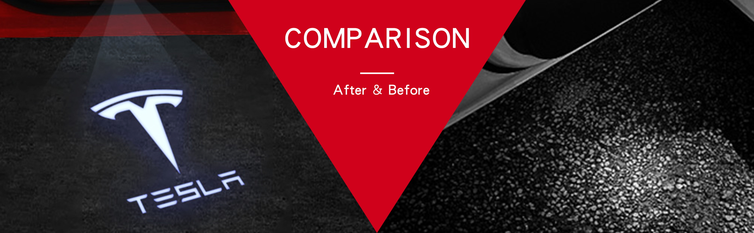 Tesla Model 3 LED Logo Projector Puddle Lights