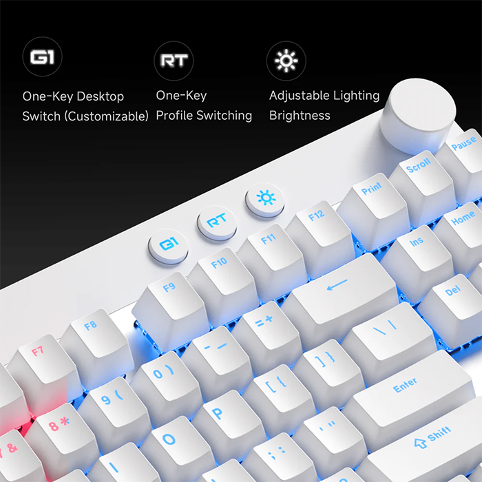 MCHOSE Mix 87 TKL Wired Gaming Keyboard