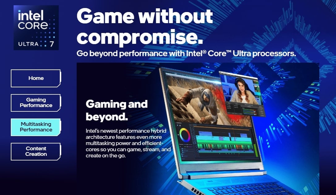 Intel Core Ultra 7 features