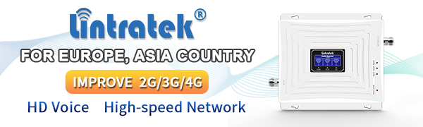 Lintratek 900/2100/2600MHz signal booster