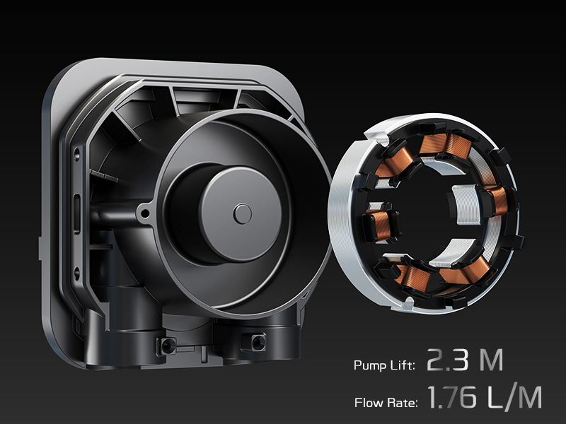 ASRock PHANTOM GAMING 360 LCD AIO Liquid Cooler