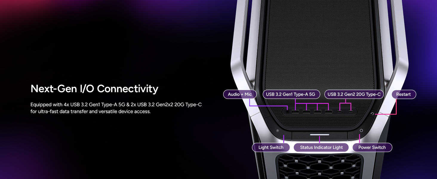 Cooler Master Cosmos Alpha Full Tower ATX PC Case 