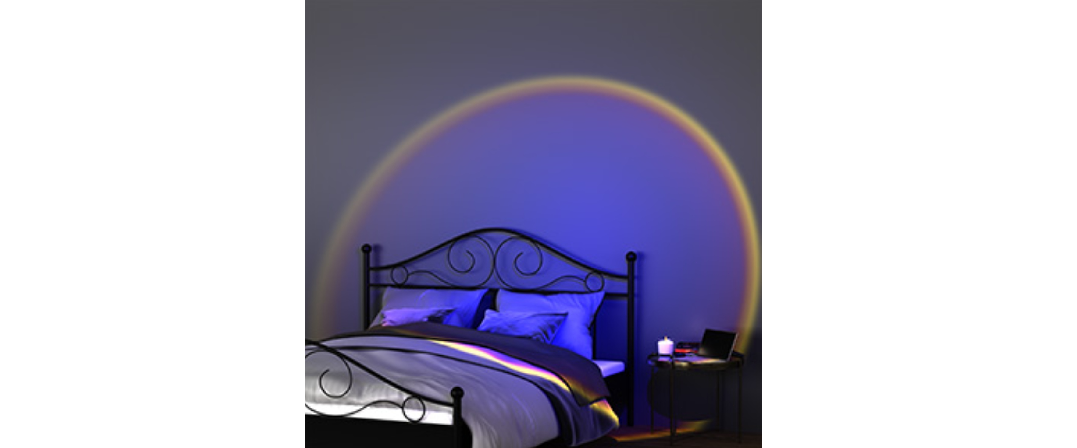 sunset projector lamp bedroom ambient night light