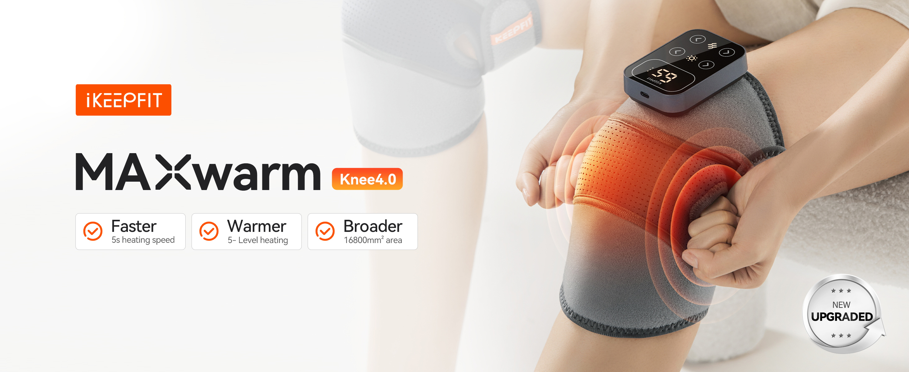 IKEEPFIT KPF-Knee09 Cordless Knee Massager