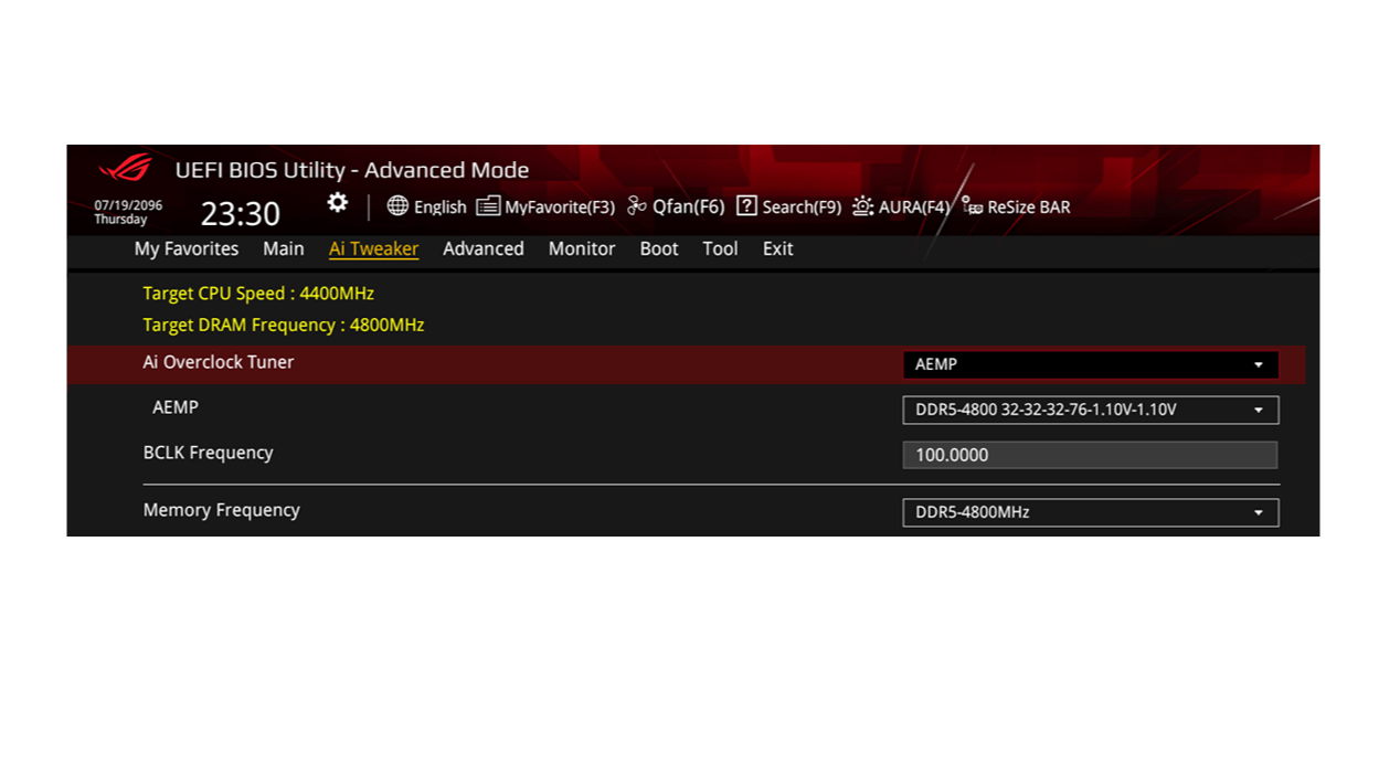 ASUS ROG CROSSHAIR X870E HERO AMD X870E AM5 ATX motherboard