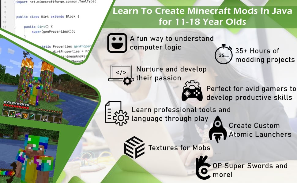 Learn to code Minecraft mods in Java