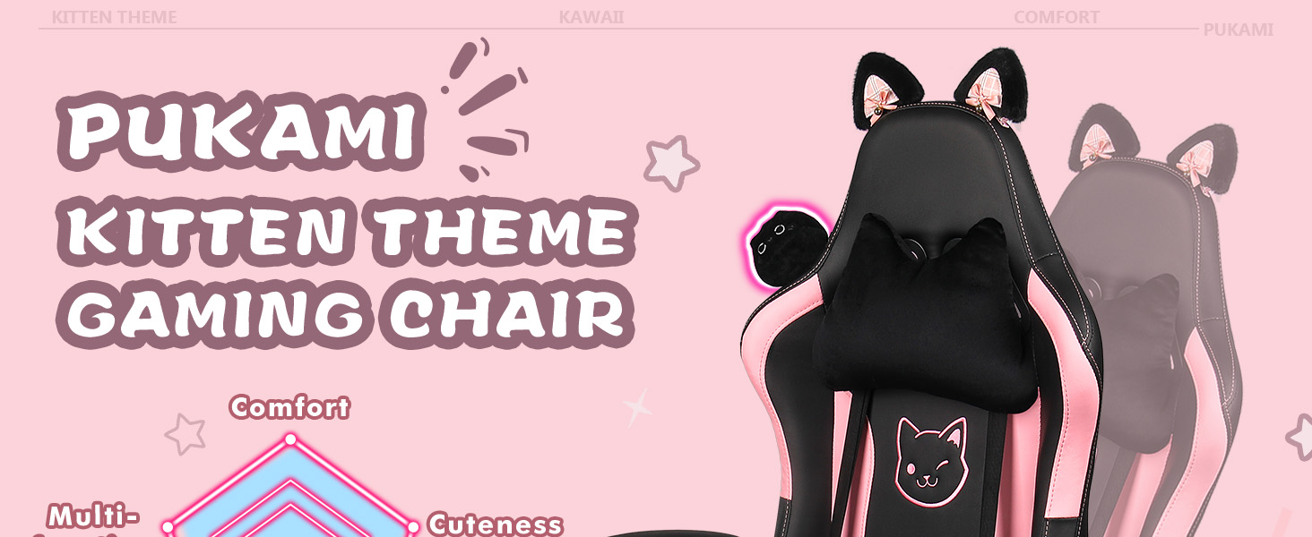 black gaming chair