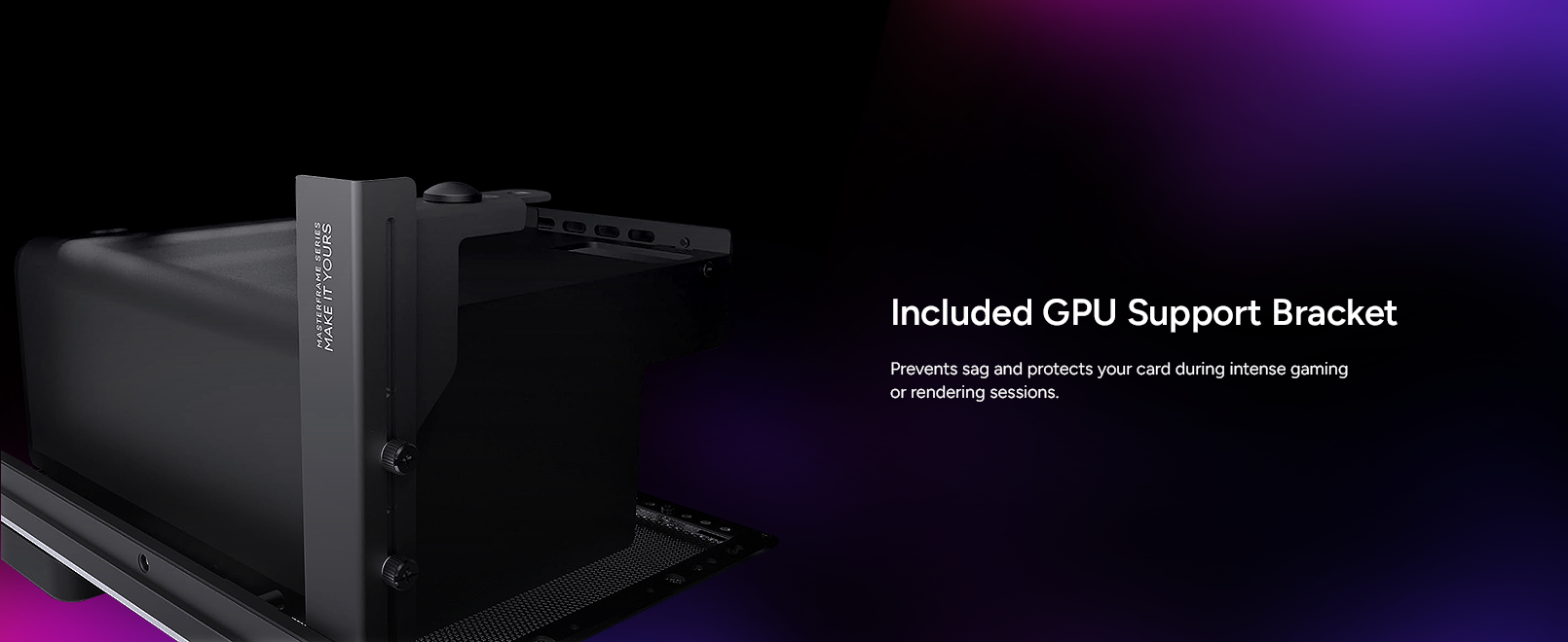 Cooler Master MasterFrame 500 Mesh Black ATX Mid-Tower PC Case