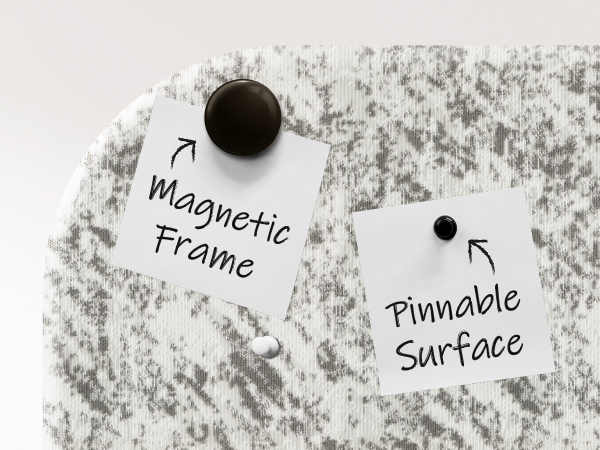 standing iron pinnable surface magnetic frame