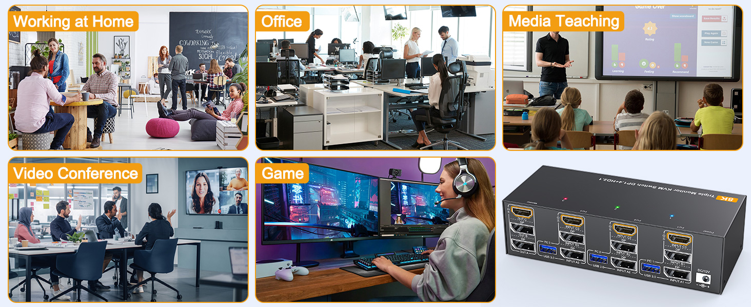 4 USB3.0 Ports USB3.0 is compatible with USB3.0, and the data transmission speed can reach 5Gbps