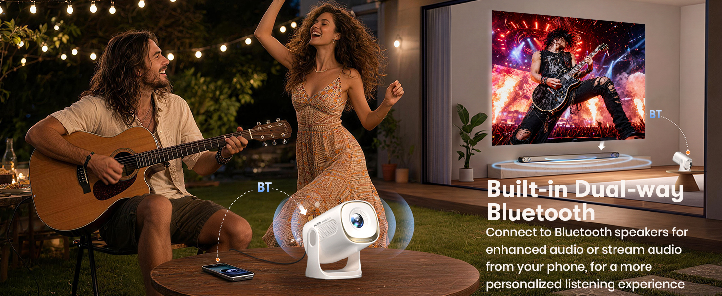 Miroir RK100 Roku TV Smart Projector