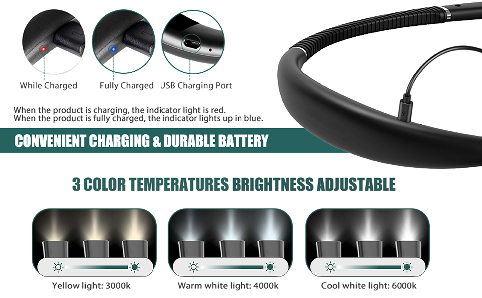 Our multifunctional reading light is more than just a lamp; it's your reading companion. With its wi