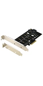 nvme to pcie,  ngff to sata adapter