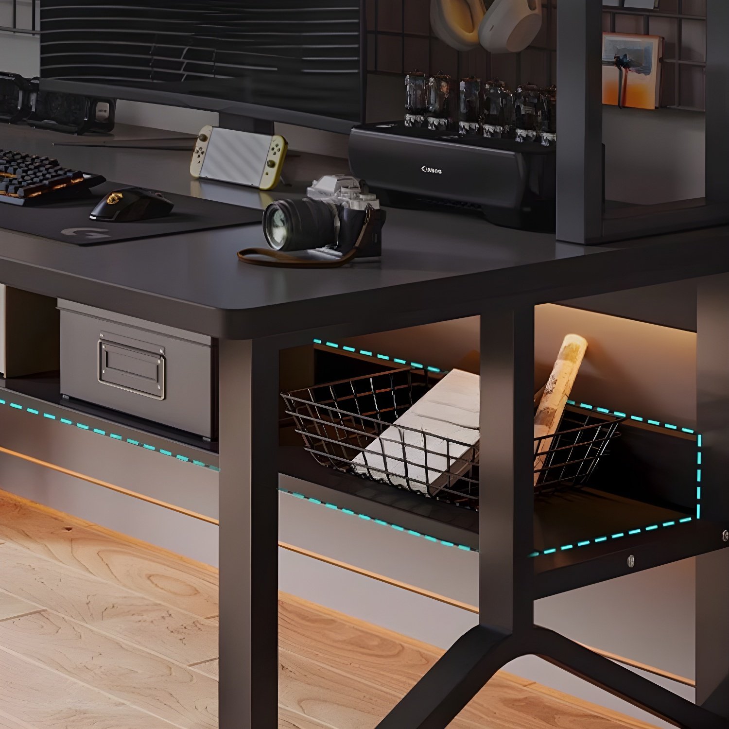 Horizontal plate storage
