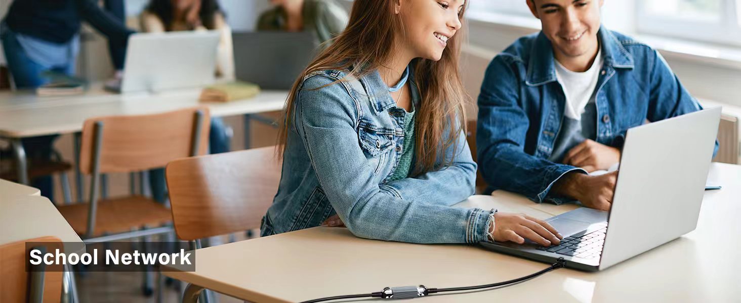 Ethernet Extender 10Gbps, 2 Pack RJ45 Coupler, Ethernet Connector LAN Adapter Network Extender