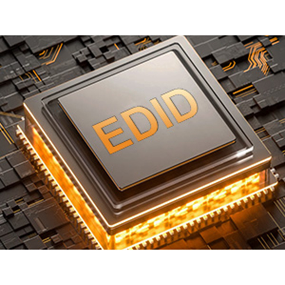 EDID simulation This 10 port KVM switch can simulate the EDID of the display, When switching between