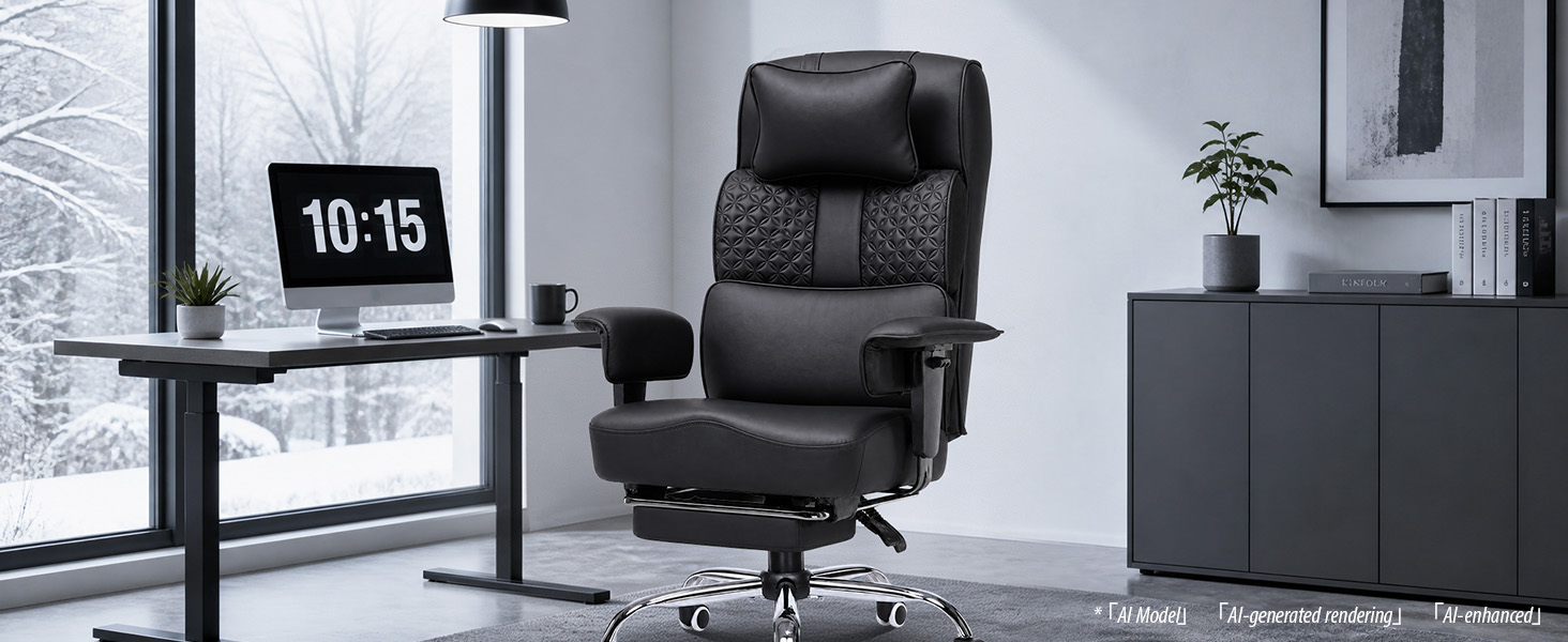 GTPLAYER Big and Tall Office Chair