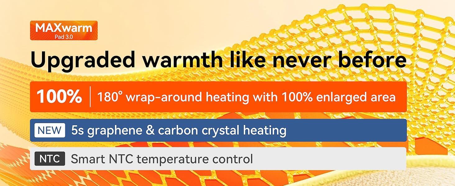 IKEEPFIT KPF-W14 Portable Heating Pad for Back