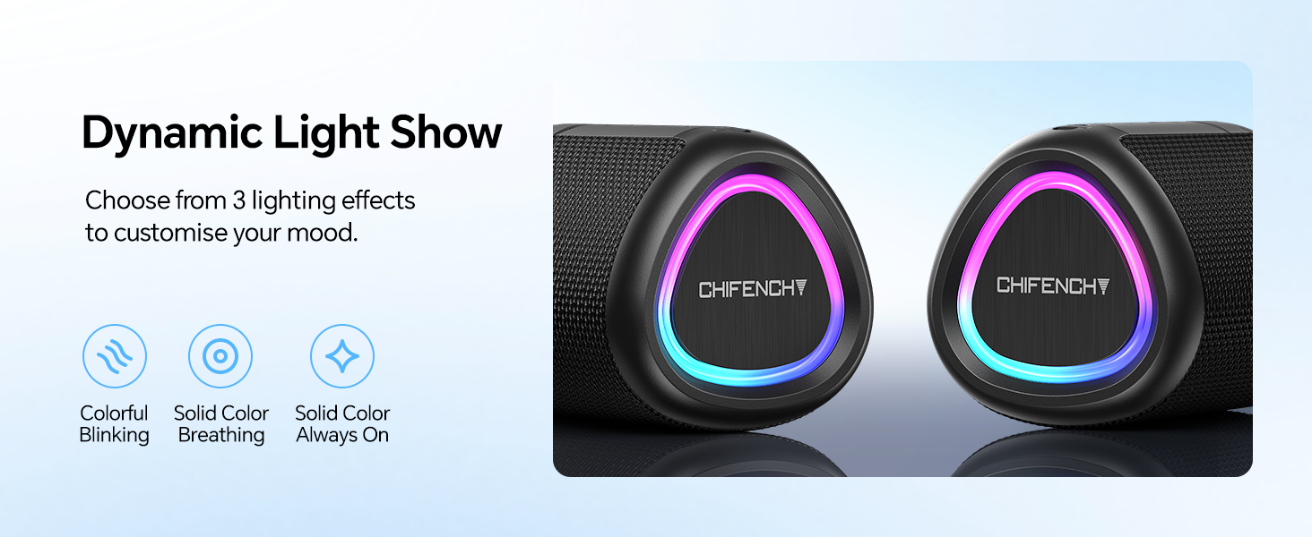 CHIFENCHY PulseSound Portable Bluetooth Speaker