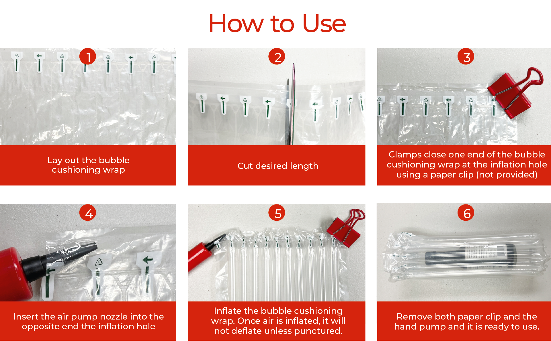 innovative haus air pillows for packaging shipping bubble cushioning wrap moving