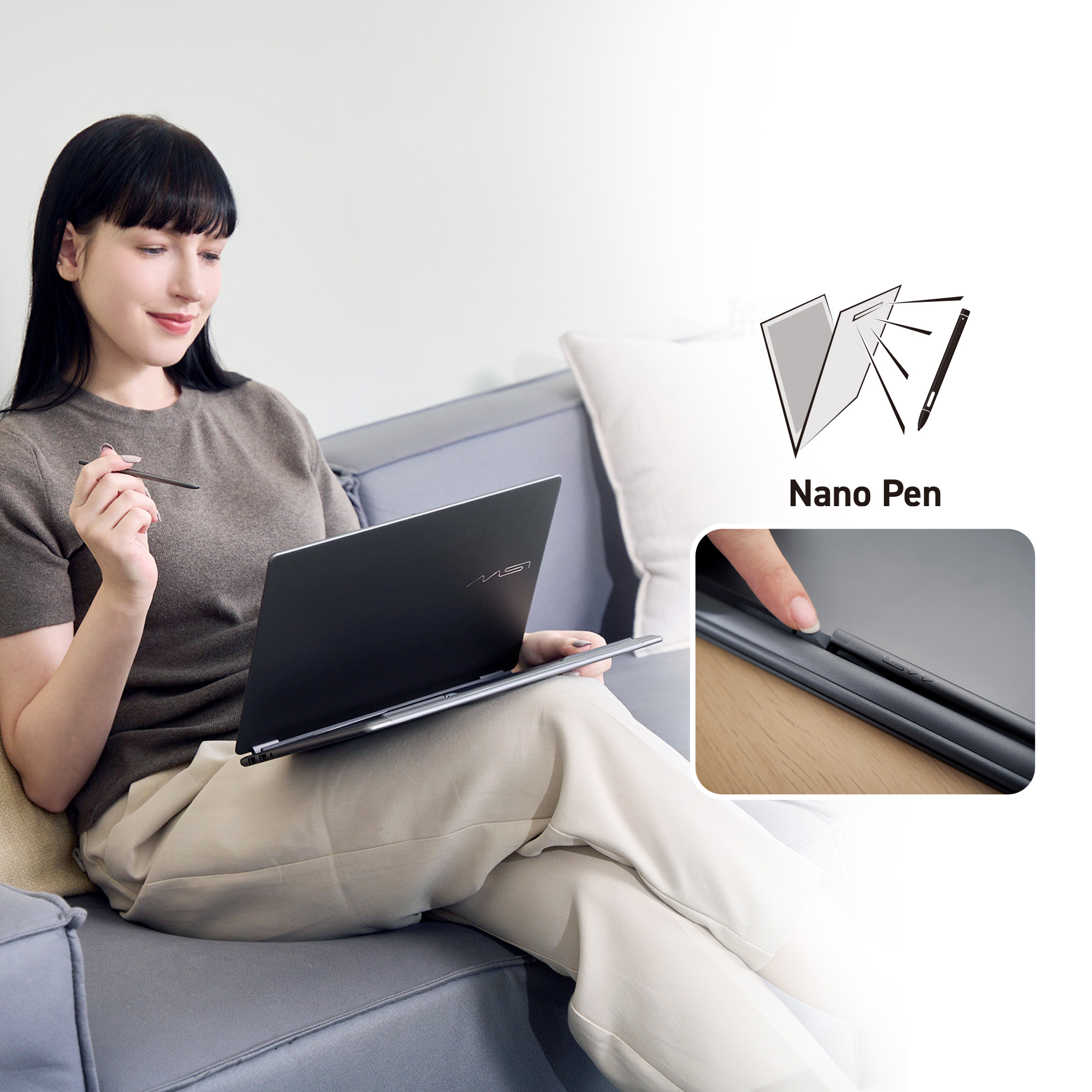 MSI Prestige 16 Flip AI+ C3M Touchscreen Laptop