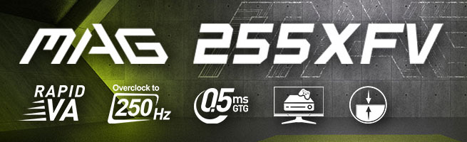 MSI MAG255XFV Gaming Computer Monitor