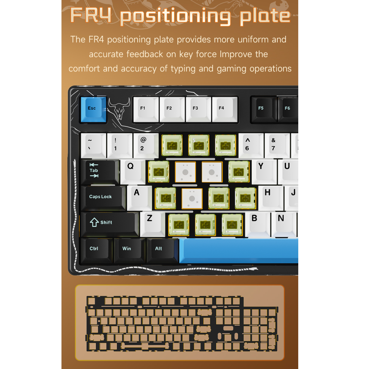 FR4 postioning plate