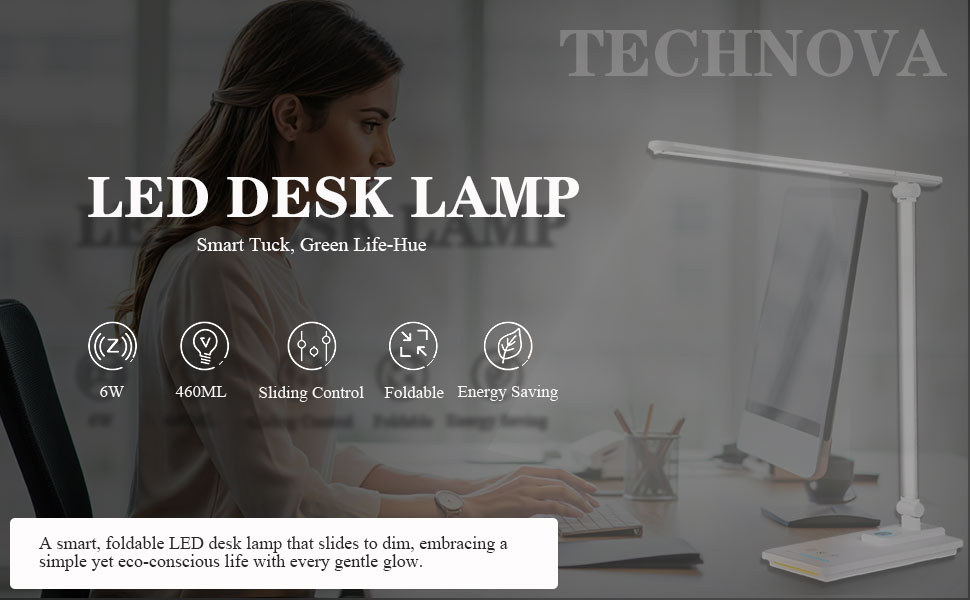 This desk lamp is made of high-quality materials and is durable.