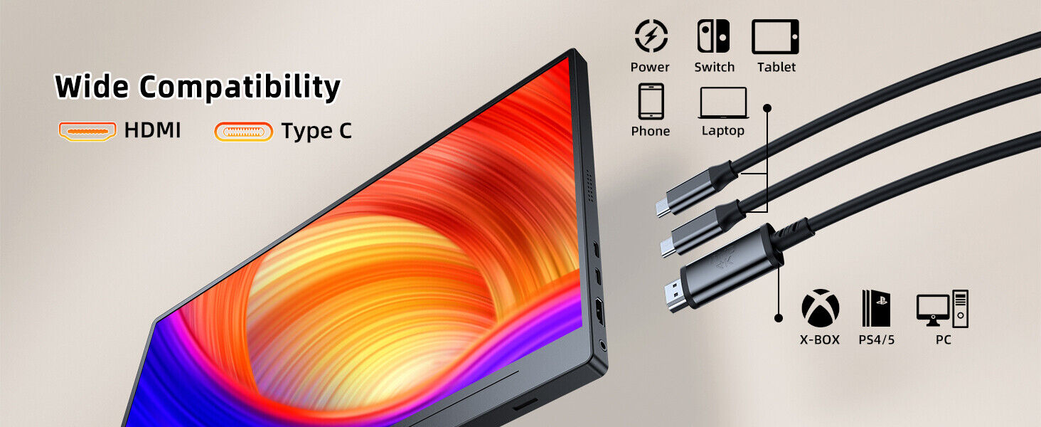 Monitor High Brightness Lightweight Monitor VESA Ultralight Monitor Gaming 2560x1600 Monitor Gaming