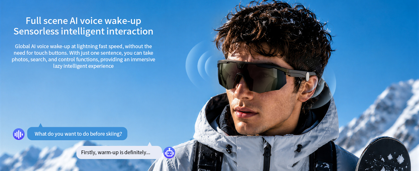 Hands-free Call Smart Cycling Glasses