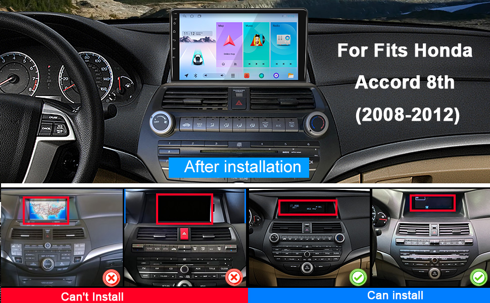 Before and After installation