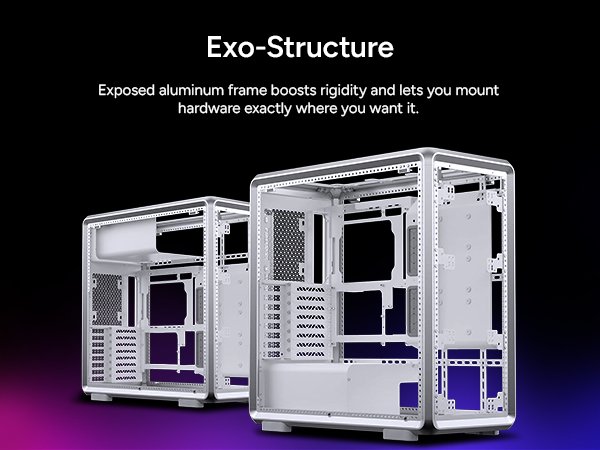 Cooler Master MasterFrame 600 ATX Mid-Tower PC Case - 4x High