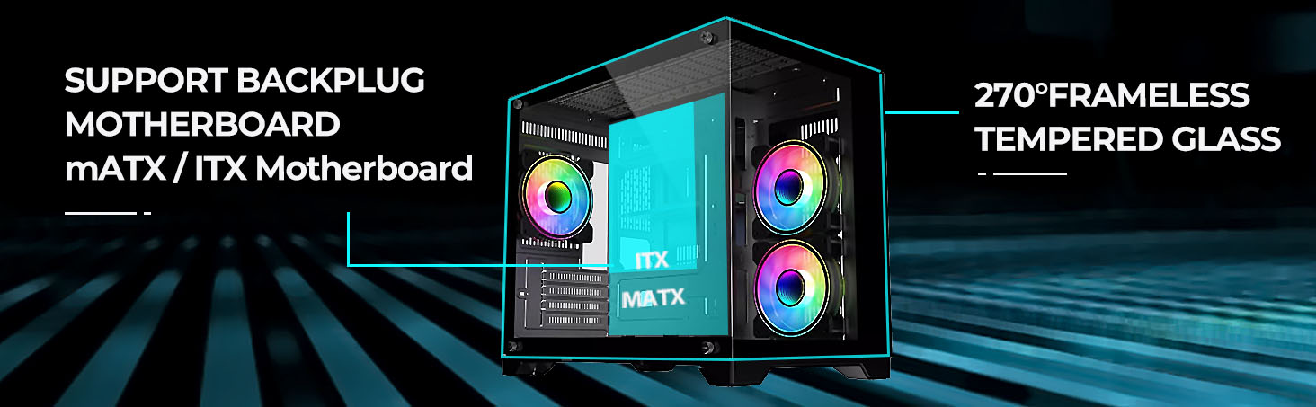 mATX gaming pc case