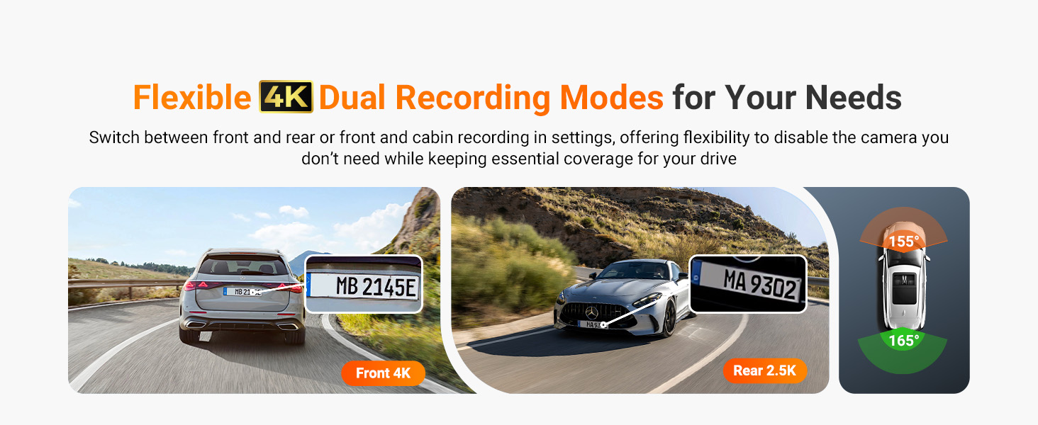 front and rear dual mode