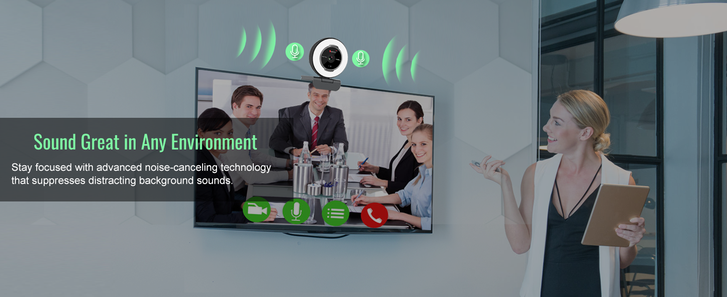 Deliver outstanding audio quality and sound great in any environment