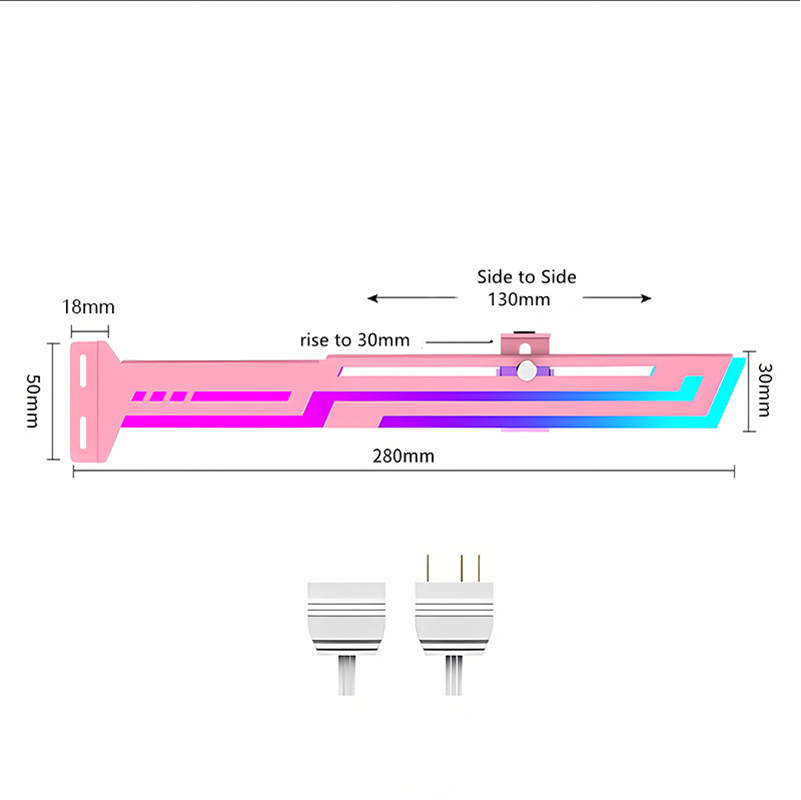 ARGB GPU Support Bracket, GPU Brace Support