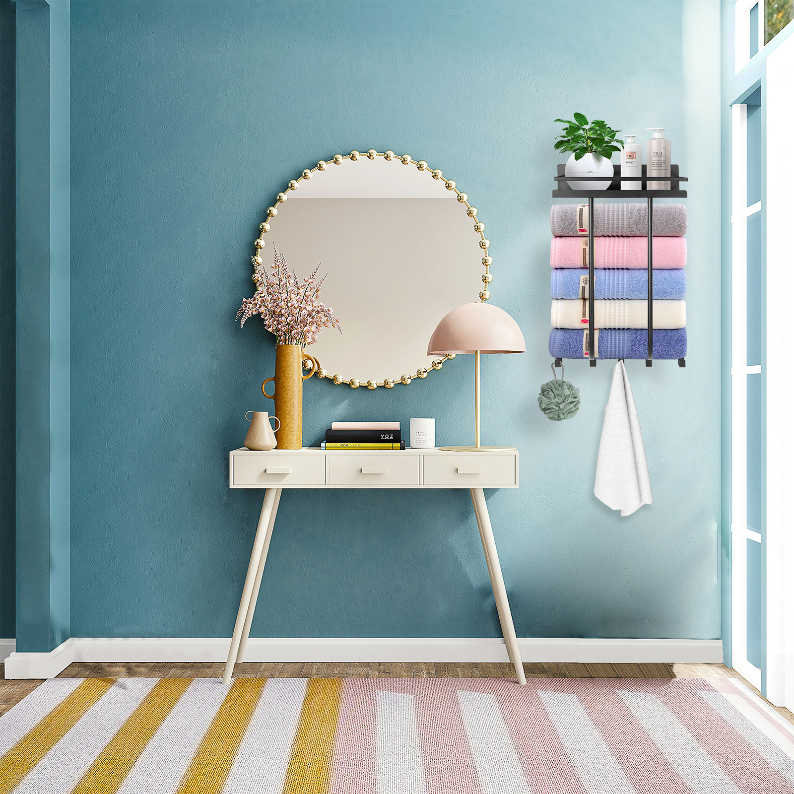 Multifunctional Towel Rack