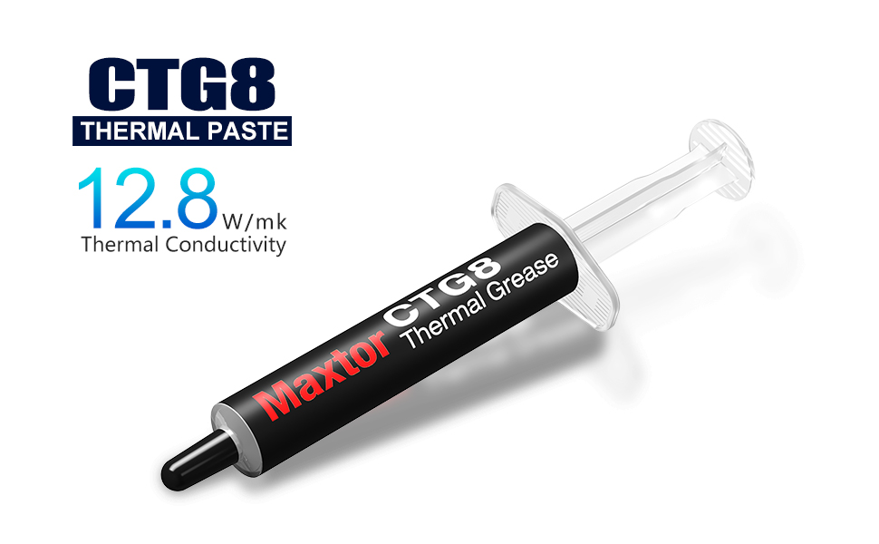 Maxtor Thermal CTG8 CPU Thermal Paste 12.8W/mk - Ultra-Low
