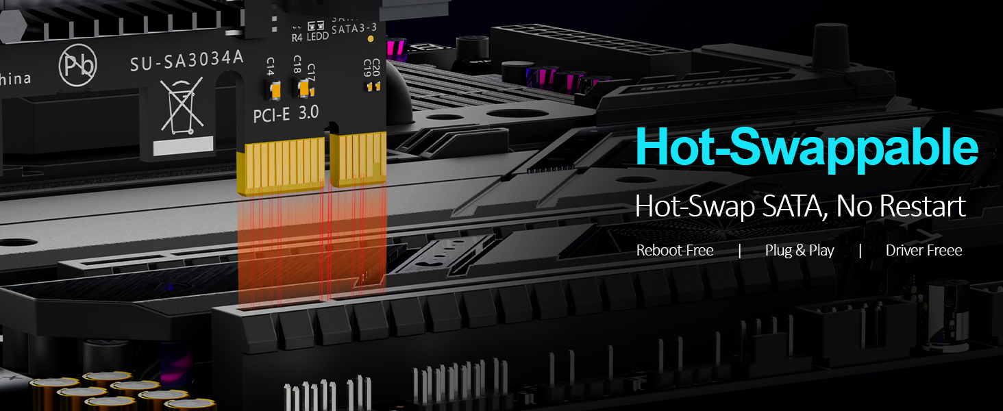 4 port pcie sata adapter